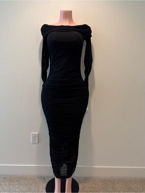 Fashion Nova | Dresses | Long Sleeve Formal Fashion Nova Dress Brand New |  Poshmark